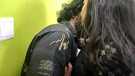 horny indian college girl sneaks into private bedroom for boyfriend fun time