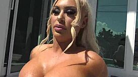 Brandi Bae's Big Ass Fucked Doggy by Teddy Tarantino With Butt Plug Dripping Wet