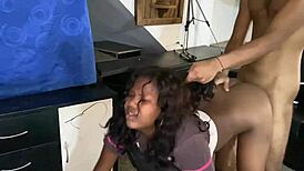 Madrastra Begs for Hardcore Doggystyle Sex in Lingerie While Padre Works!