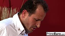 whoa big tits slut bouncing hard on sofa during wild group banging 😱🍑🔥