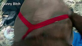 Muscular bodybuilder dominates skinny legs then cums in her ass, full vid! 💪🍑