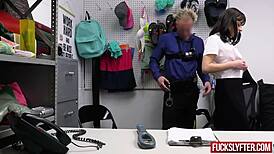 shy petite pornstar deepthroats burglar cock kissing hardcore!