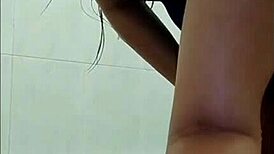 feeling so horny as this hot spanish pregnant housewife flashes her natural tits homemade