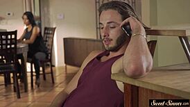 damn milf's huge tits bounce in tittyfuck before hard drilling 😈💦