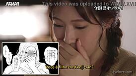 Chitose Saegusa Craves Ex-Lover's Son's Fat Cock While Tutoring!