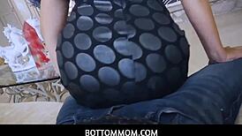 Hey, check out this asian milf stepmom sucking and fucking her stepsons huge cock so eagerly!