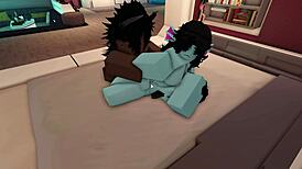 i'm watching two roblox mommies take monster cock pov then futa fuck each other rough creampie