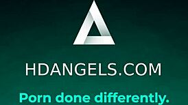 Angel Youngs 18+ and Aria Banks romantic lesbian 69 nipple piercing cunilingus big natural tits