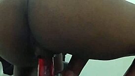 beautiful amateur shoves huge homemade toy deep for rough intense sex play