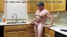 Simscristian05 Stretches Naked in Sheer Kitchen Sheen