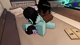 i'm watching two roblox mommies take monster cock pov then futa fuck each other rough creampie