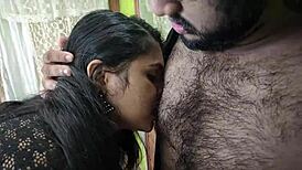 horny indian college girl sneaks into private bedroom for boyfriend fun time