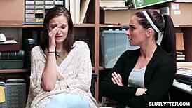 amber stark steals panties then faces officer rusty nails sexual punishment