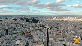 Luna rouquine slut loves mmf threesome lingerie small waist french redhead pounding