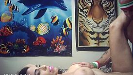 Candice cumm screams as maxxx loadz italian pound machine drills her pov hardcore