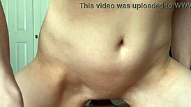 shy jackie hoff begs stepbro for anal training on her tight ass