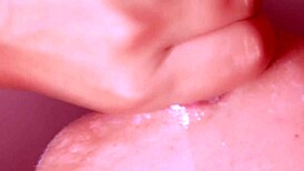Wife's Pantyhose Ripped for Close-Up Cum in Mouth After Trip