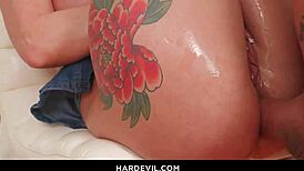 Lolly Dames' tight ass stretched wide by Dorian del Isla's hung cock in hardcore anal