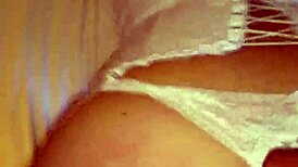 master pounds his stocking-clad whore doggystyle bending her over in corset thong