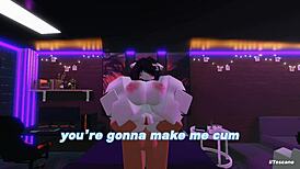 your slutty friend spreads ass for my big cock while boyfriend waits outside