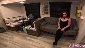 stepson orders gilf stripper but gets alluring stepmom for intimate backdoor fun