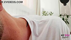 oh fuck yes tattooed muscular husband danny steele fingers your shaved pussy then pounds pov!!