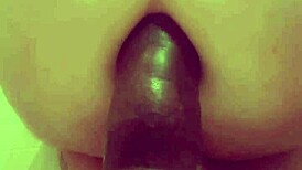 mostevie bounces big ass on huge black cock as mistress films close