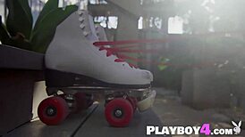 WOW, Cute Curly Black Teen Scarlit Scandal Fingers Her Tight Pussy Hard?!