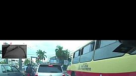 rachell miranda strolls completely nude through rio preto streets casually