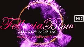 sparkly cfnm babe gives late night blowjob facial cumshot