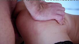 Skinny milf vanessa leone bends over with hard sexy nipples shaved pussy tight ass for rough satisfaction