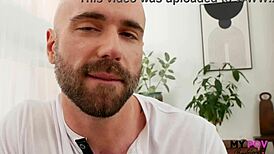 oh fuck yes tattooed muscular husband danny steele fingers your shaved pussy then pounds pov!!