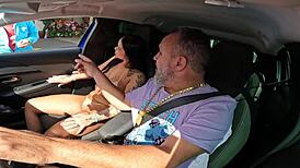 Luna Medeiros Hitchhikes for Juicy Outdoor Anal Creampie Pounding