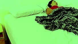 stepson come share mommy's bed tonight for some naughty tight latina milf sex