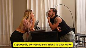 sexy tattooed goddess dominates cuckold with big tits and ass