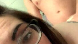 Sandra aka Snow White casually deepthroats JP for that messy facial explosion