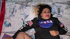 I blast cumshot all over my white latina girl