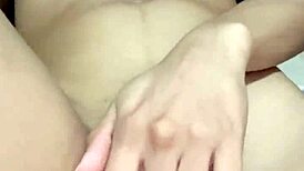 solo petite teen fingers tight pussy craving monster cock