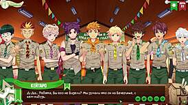 Game friends camp ends season 59 with intense hentai action!