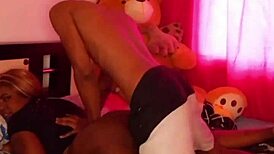 Surprise Stepsister in Bedroom Leads to Intense Passionate Encounter