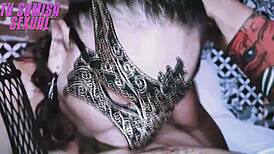 Teasing Stepdad with Endless Deepthroat