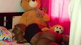 Surprise Stepsister in Bedroom Leads to Intense Passionate Encounter