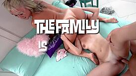 stepmommy unloads stepsons' cum stress