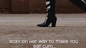 Cum Eating Instructions Tutorial With Roxy Fox Liquid Lunch Alternative Cei!