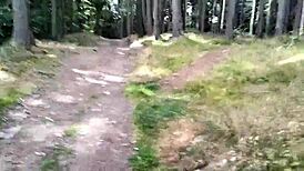 BOLD shemale solo strokes ladyboy cock hard