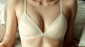 i love these sweet lingerie models showing feet and panties