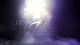 German Latex Mistress Lady Julina Demands Total Orgasm Control in Rubber Heels