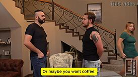 sexy tattooed goddess dominates cuckold with big tits and ass