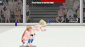 Christina Vs Mimi Princess Ring Wrestling Catfight