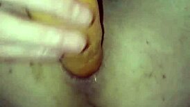 valentina travesti slams dildo deep anal ass solo hard